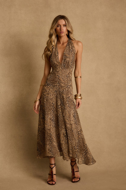 Darcy Leopard Maxi Dress