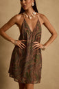 Elysia Paisley Mini Dress