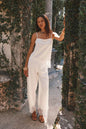 Halo Cream Satin Pants