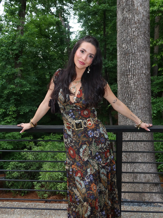 Sundance Floral Paisley Maxi Dress