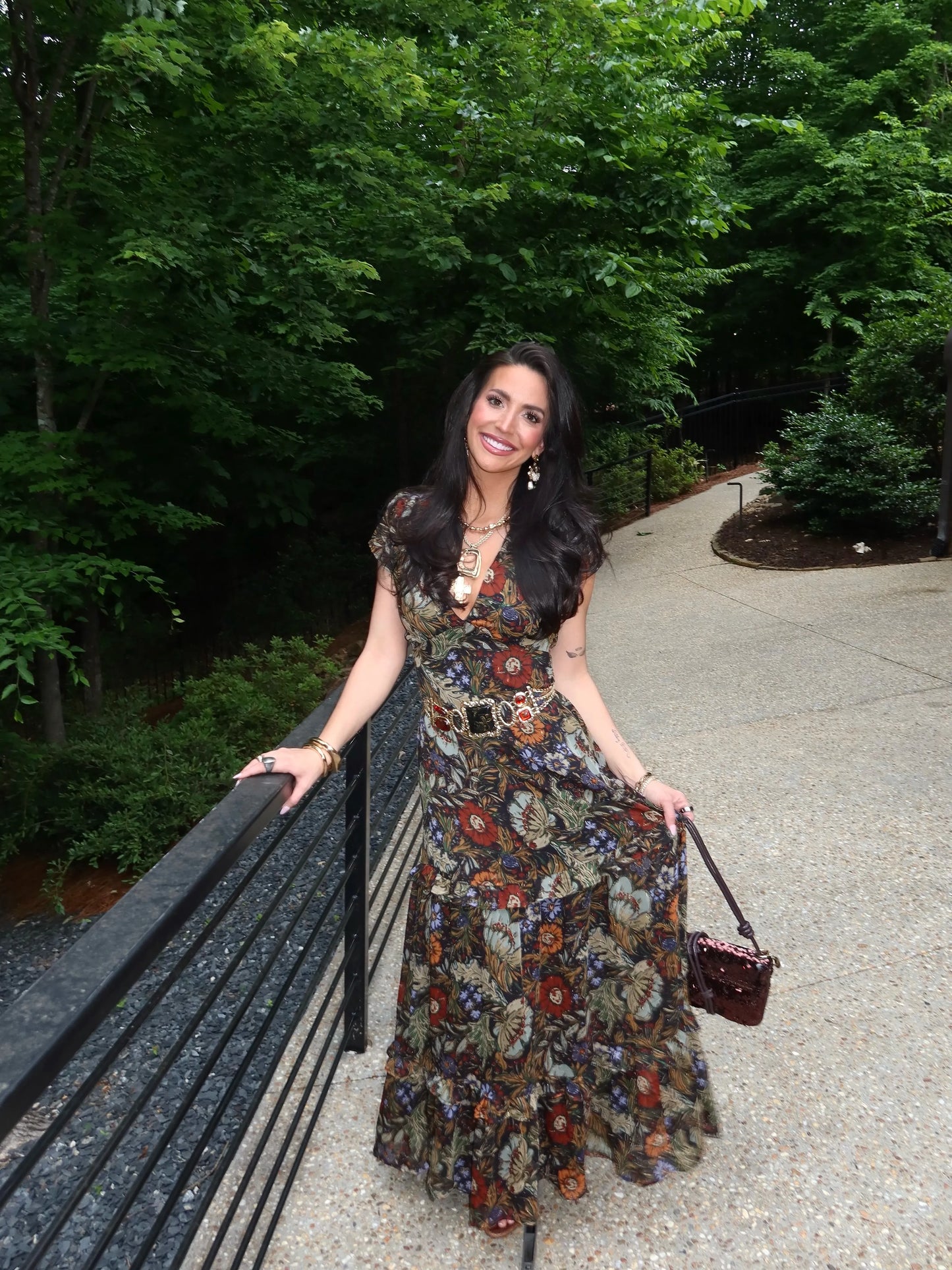 Sundance Floral Paisley Maxi Dress